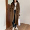 French Vintage Lapel Double Row Buckle Waist Jacket