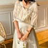 Artistic Women's Clothes Tencel Embroidered Shirt Women's Thin