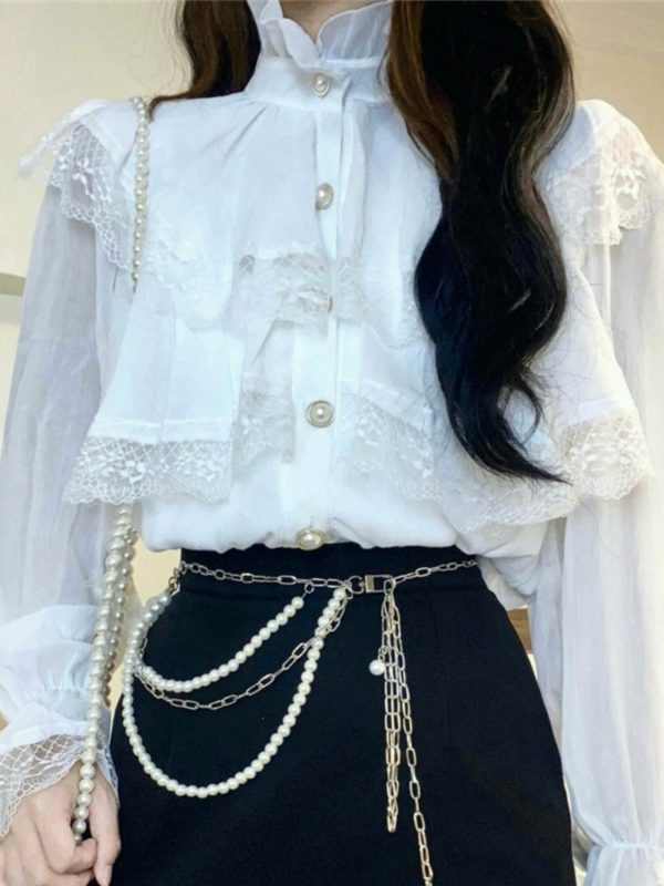 7078ef10-f296-4d7f-8c61-a3079081b27b Western Style Ruffled Top For Women
