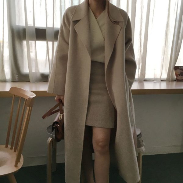 8eb8beef-32f6-44e0-808b-28e33bd69f20 Women's New Fashion Woolen Coat