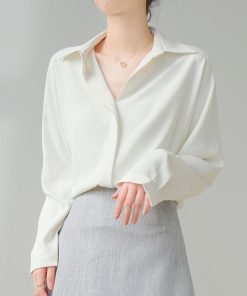 Women's Checkered Vintage Satin Shirt