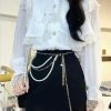 Western Style Ruffled Top For Women