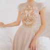 Design Pleated Summer New Water Soluble Lace Dress