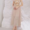 Design Pleated Summer New Water Soluble Lace Dress