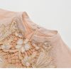 Design Pleated Summer New Water Soluble Lace Dress